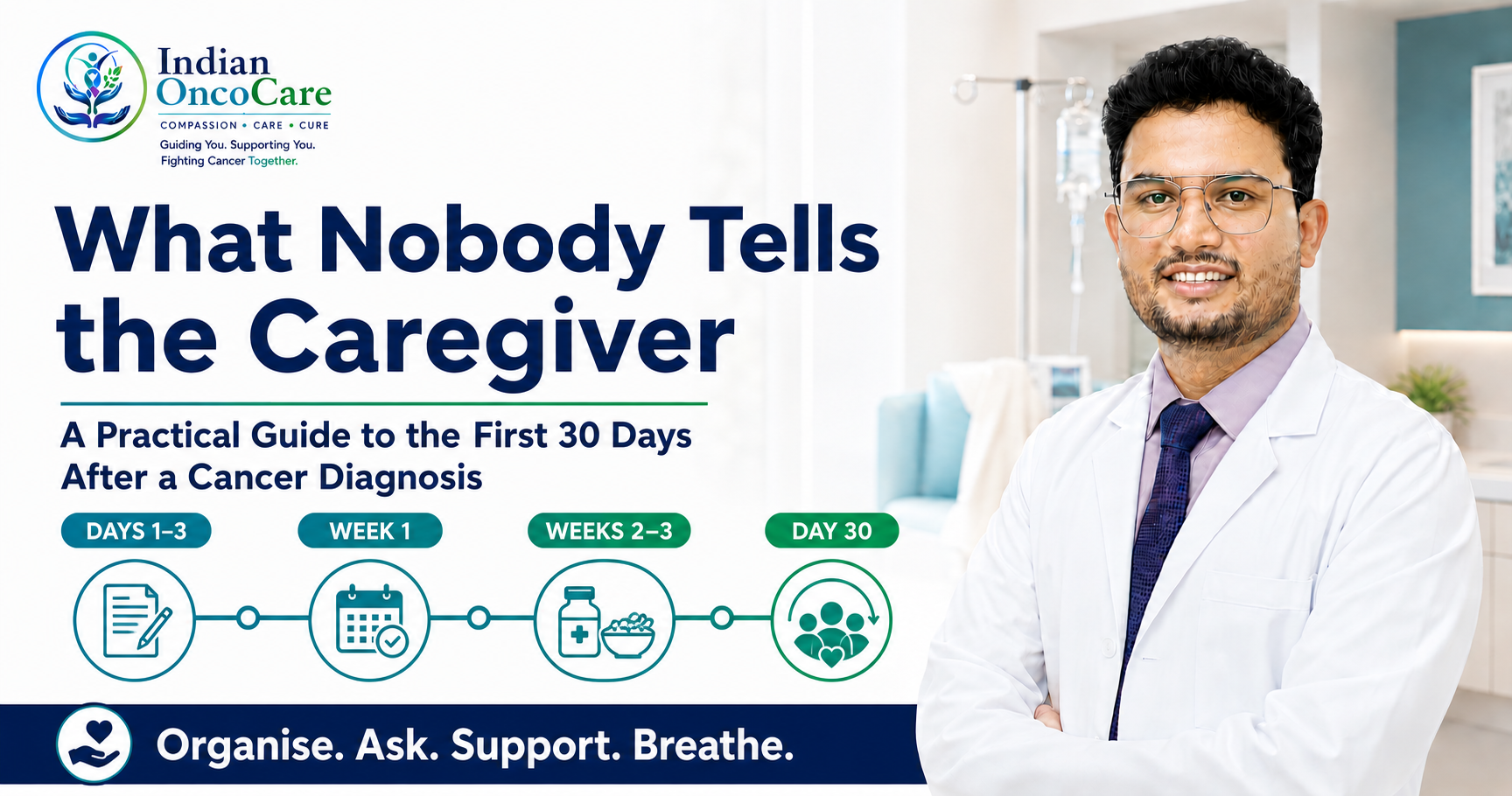 What Nobody Tells the Caregiver: A Practical Guide to the First 30 Days After a Cancer Diagnosis